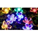 50 LED Multi-Coloured Solar Cherry Blossoms Lights